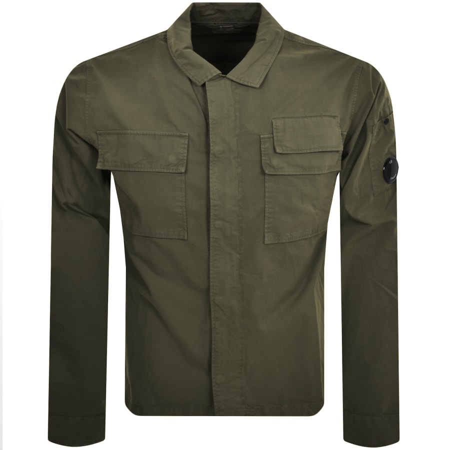 【本物新品保証】 Gabardine Company CP Lens Mainline | Green Overshirt ジャケット・アウター